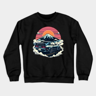 JDM car Japanese Retro Car Racing Drifting Legend Tuning Crewneck Sweatshirt